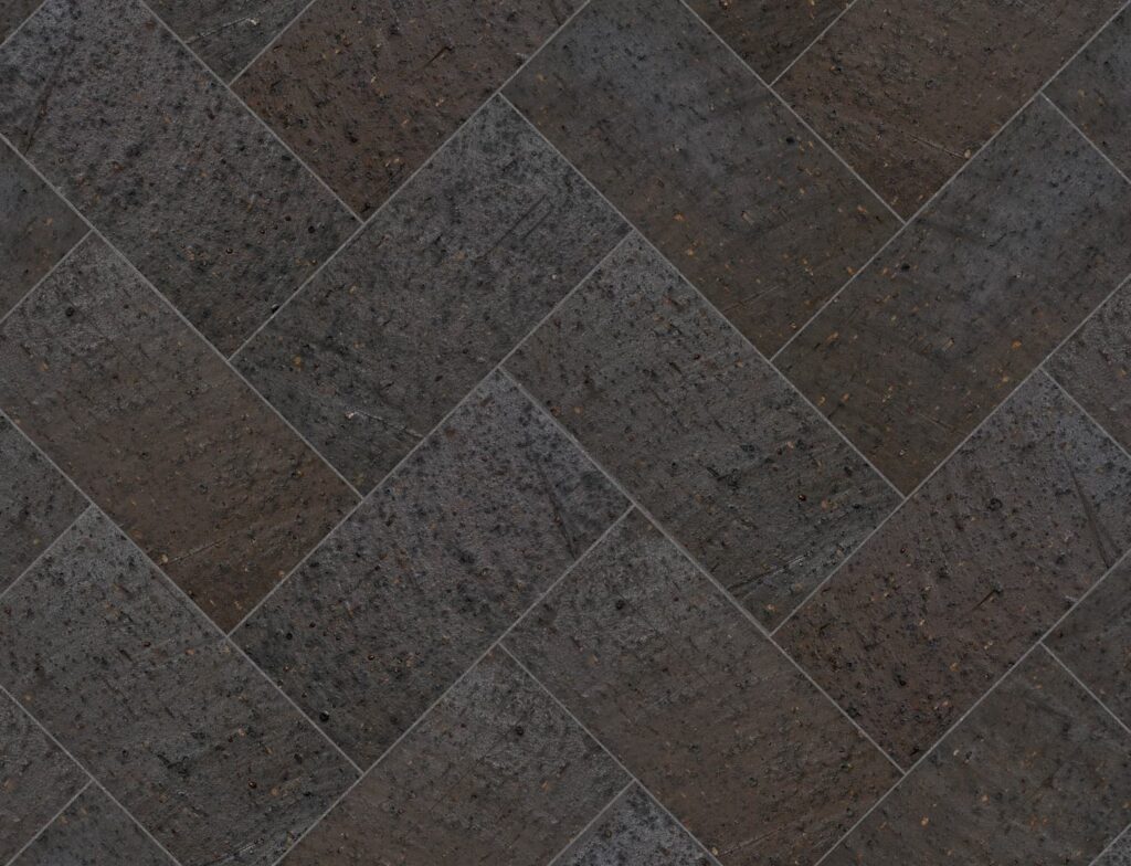 Manganese Paver Black Seam